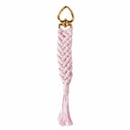 Decorative Macrame Keychain Holder Pink Blue | Thrascher