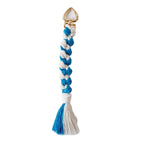 Decorative Macrame Keychain Holder Pink Blue | Thrascher