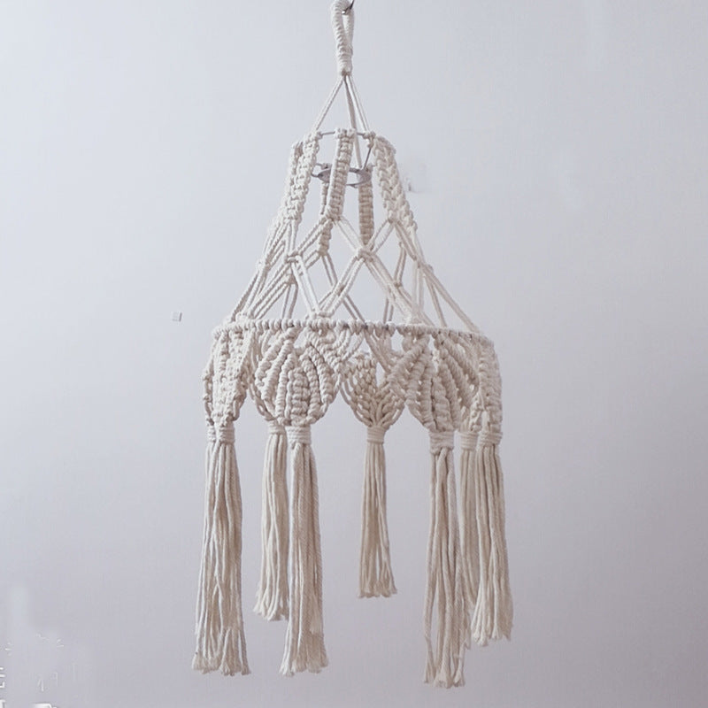 Decorative Macrame Lampshade 24 Inch | Thrascher