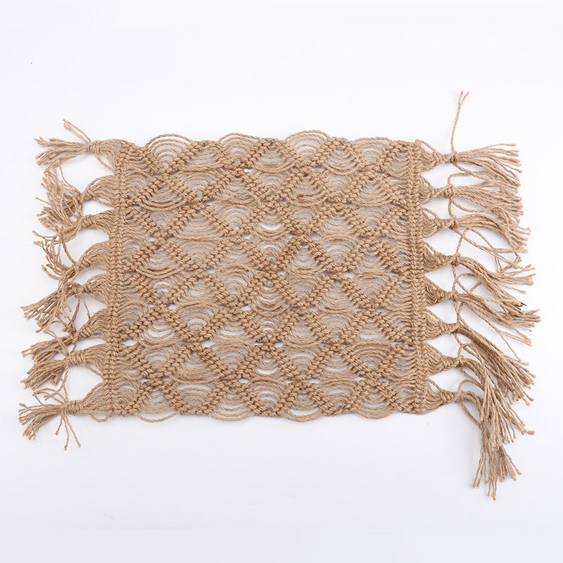 Decorative Macrame Placemat | Thrascher