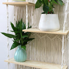Decorative Macrame Plant Holder with Shelves | Thrascher