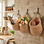 Decorative Macrame Storage Basket Brown | Thrascher