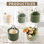 Decorative Macrame Storage Basket Brown | Thrascher