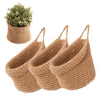 Decorative Macrame Storage Basket Brown | Thrascher