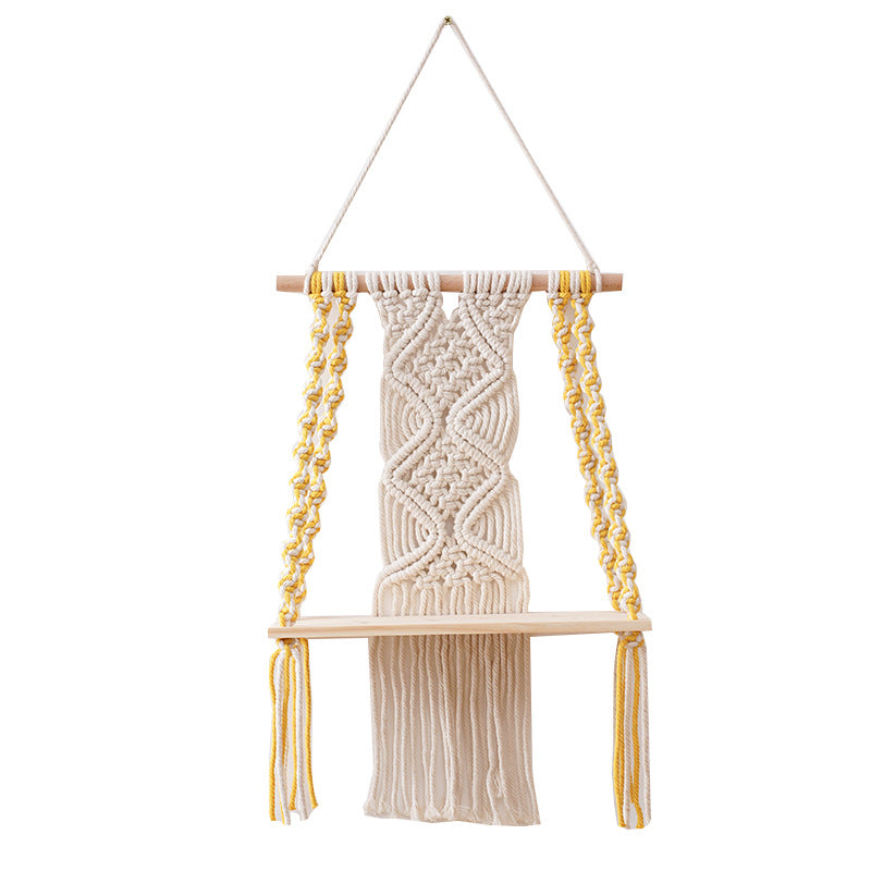 Decorative Macrame Swing Shelf | Thrascher