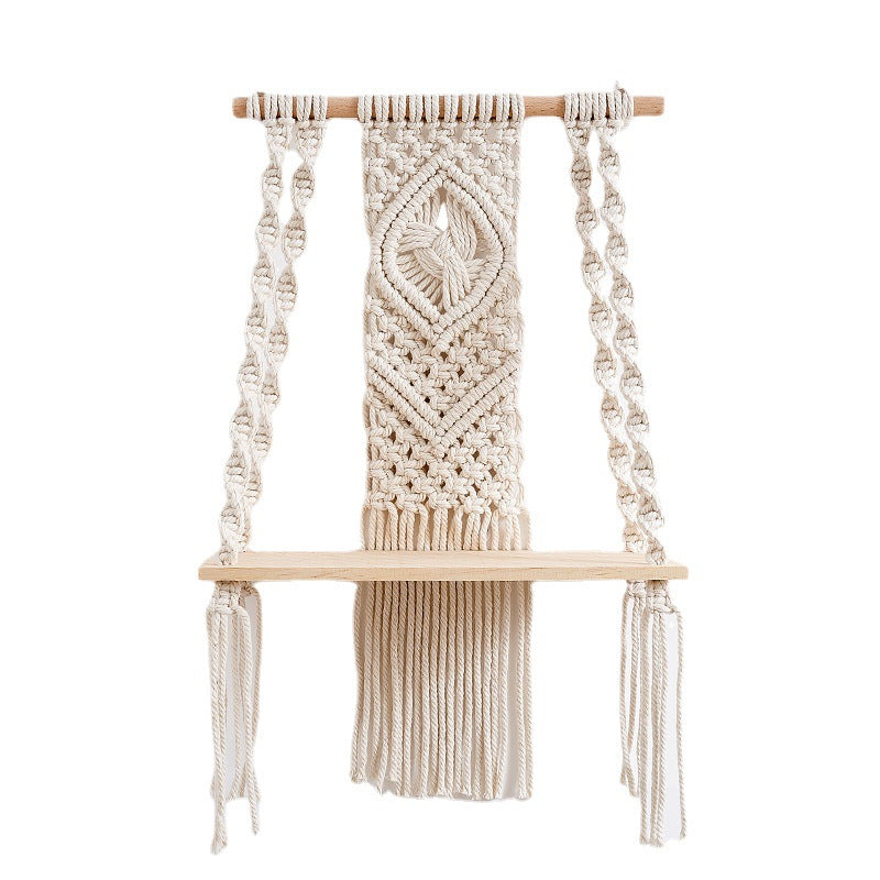 Decorative Macrame Swing Shelf | Thrascher