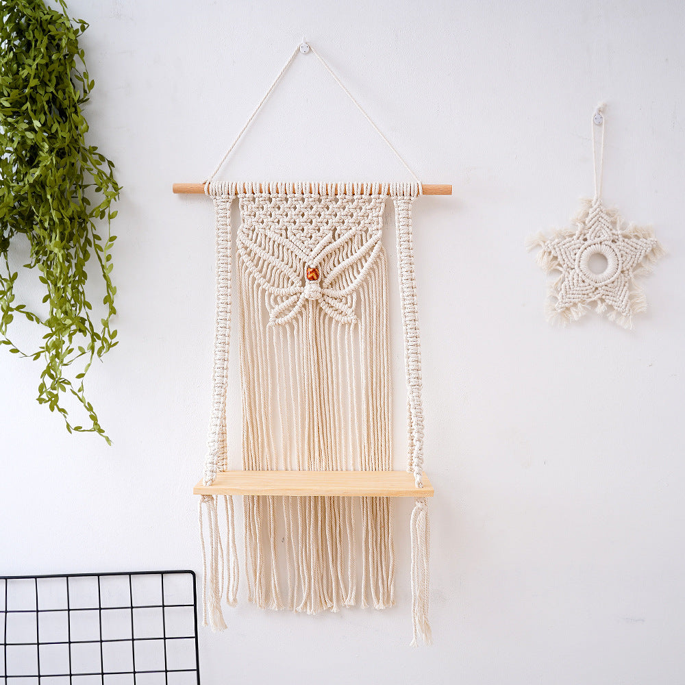 Decorative Macrame Swing Shelf | Thrascher