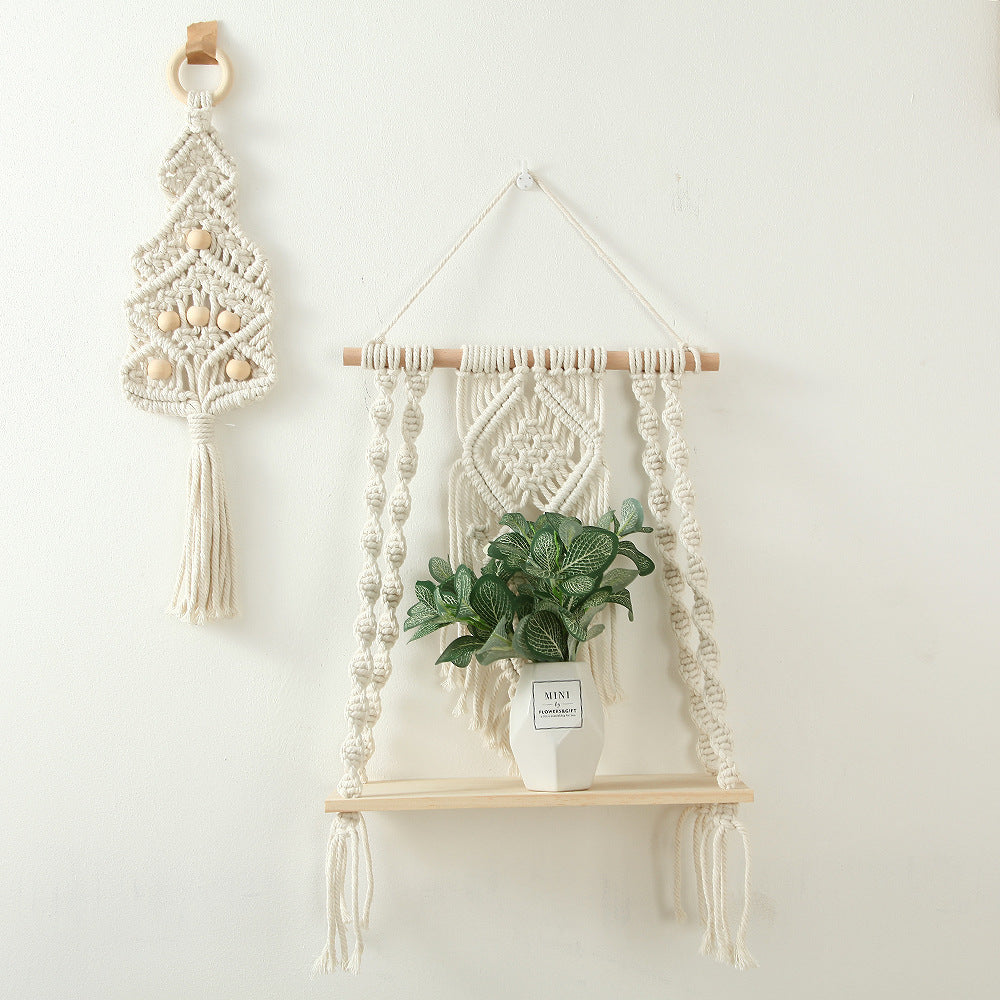 Decorative Macrame Swing Shelf | Thrascher