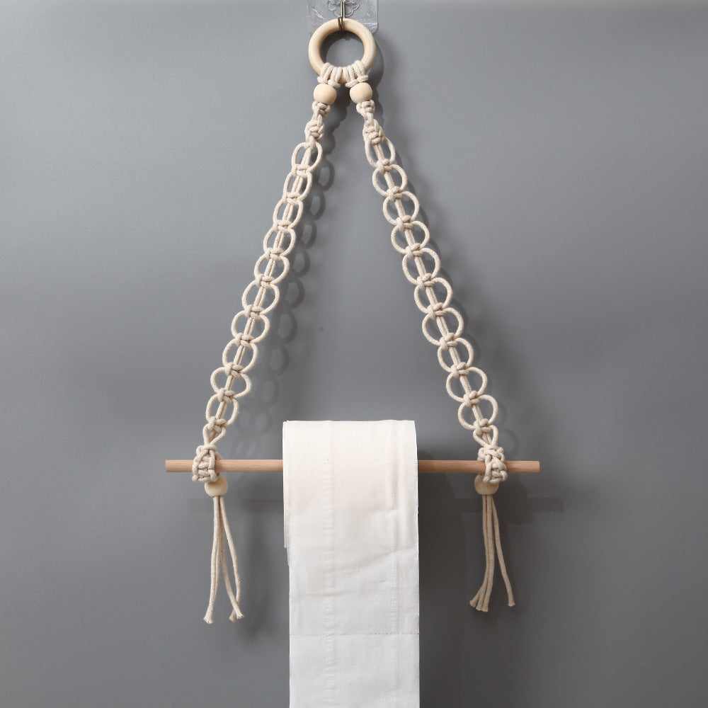 Decorative Macrame Toilet Paper Holder | Thrascher