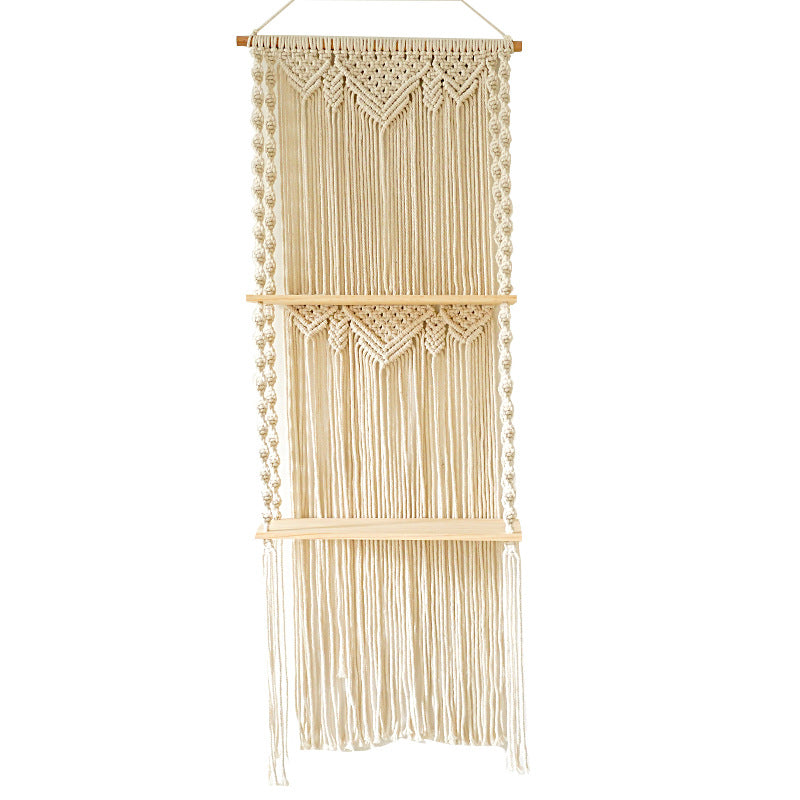 Decorative Macrame Wall Hanging Shelf | Thrascher