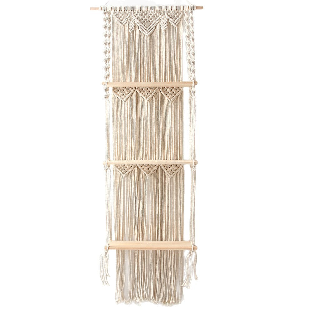 Decorative Macrame Wall Hanging Shelf | Thrascher