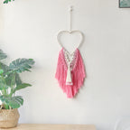Decorative Macrame Wall Hanging with Heart Design | Thrascher