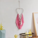 Decorative Macrame Wall Hanging with Heart Design | Thrascher