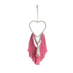 Decorative Macrame Wall Hanging with Heart Design | Thrascher