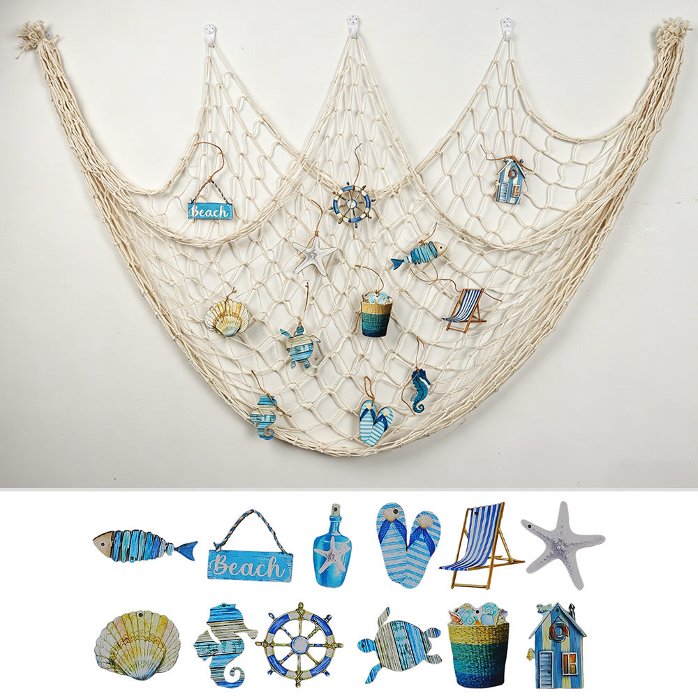 Decorative Macrame Wall Tapestry Cream White Sky Blue | Thrascher