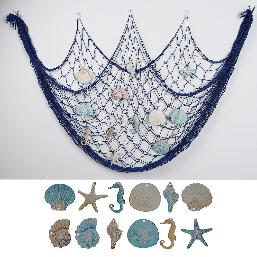 Decorative Macrame Wall Tapestry Cream White Sky Blue | Thrascher
