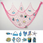 Decorative Macrame Wall Tapestry Cream White Sky Blue | Thrascher