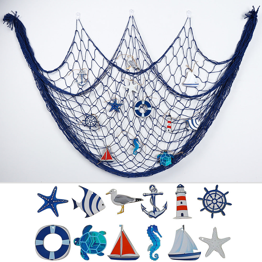 Decorative Macrame Wall Tapestry Cream White Sky Blue | Thrascher