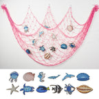 Decorative Macrame Wall Tapestry Cream White Sky Blue | Thrascher