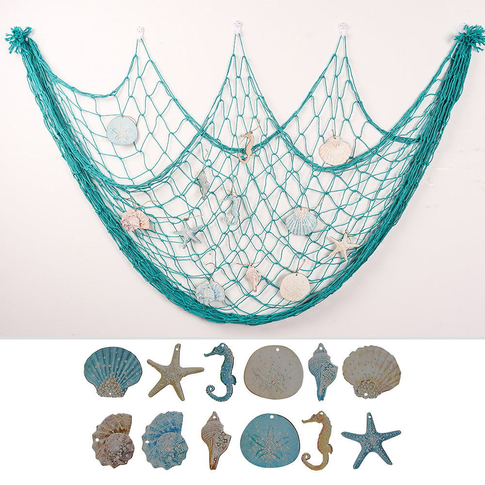 Decorative Macrame Wall Tapestry Cream White Sky Blue | Thrascher