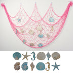 Decorative Macrame Wall Tapestry Cream White Sky Blue | Thrascher
