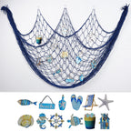Decorative Macrame Wall Tapestry Cream White Sky Blue | Thrascher