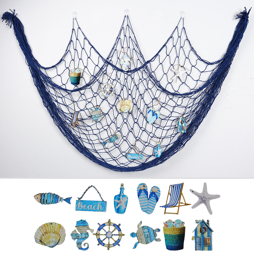 Decorative Macrame Wall Tapestry Cream White Sky Blue | Thrascher