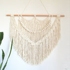 Decorative Macrame Wall Tapestry Red Orange | Thrascher