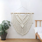 Decorative Macrame Wall Tapestry Red Orange | Thrascher