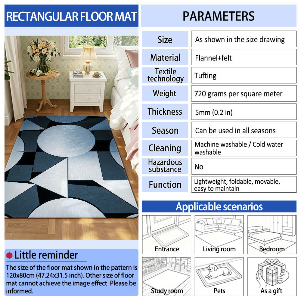 Decorative Mat Soft Textile Non Slip | Thrascher