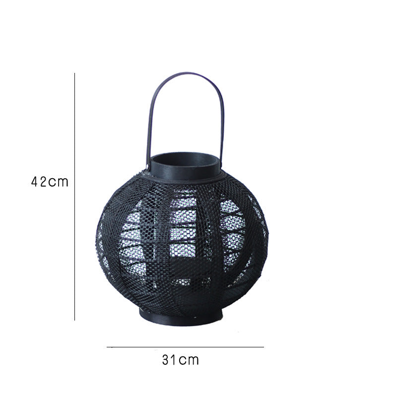 Decorative Metal Lantern with Handle | Thrascher