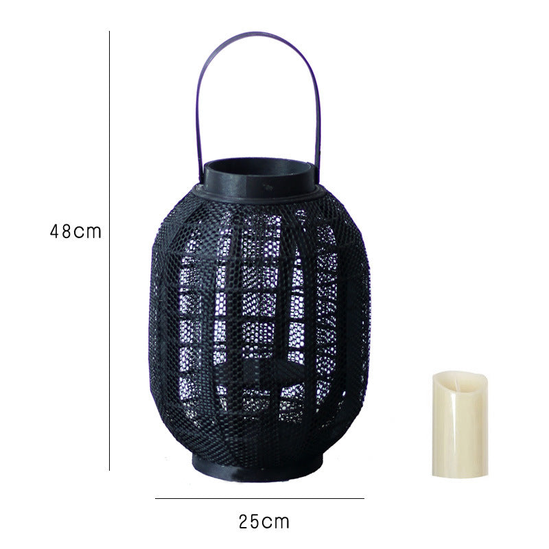 Decorative Metal Lantern with Handle | Thrascher