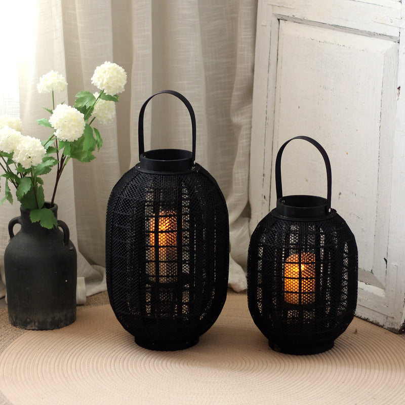 Decorative Metal Lantern with Handle | Thrascher