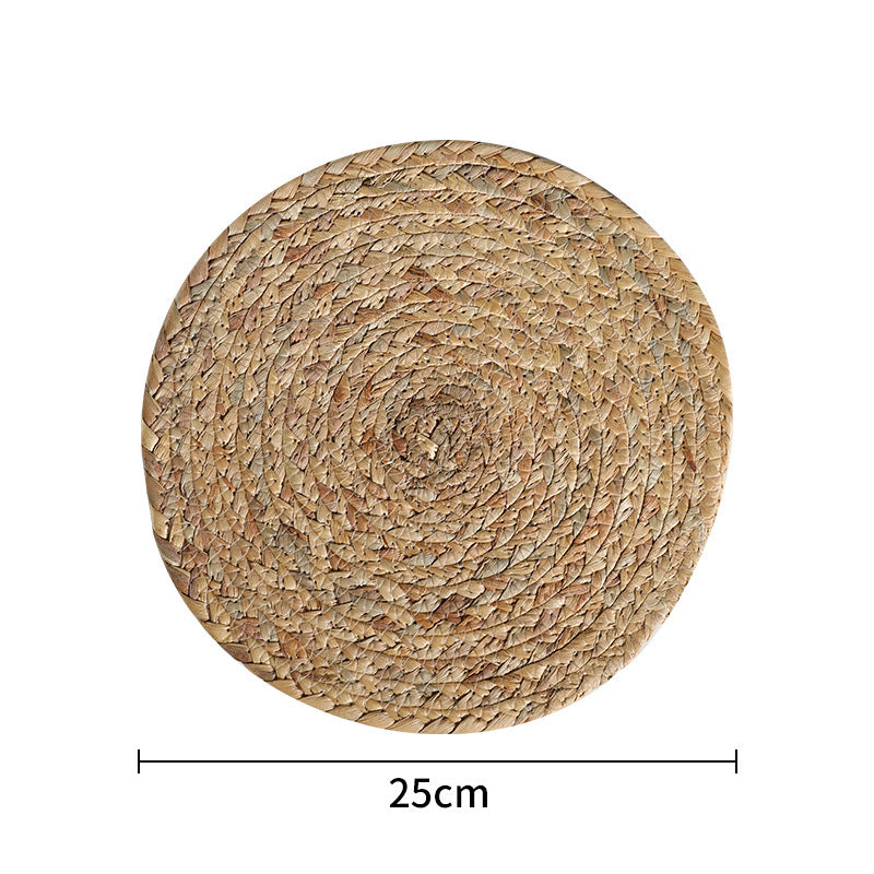 Decorative Natural Fiber Oval Design | Thrascher