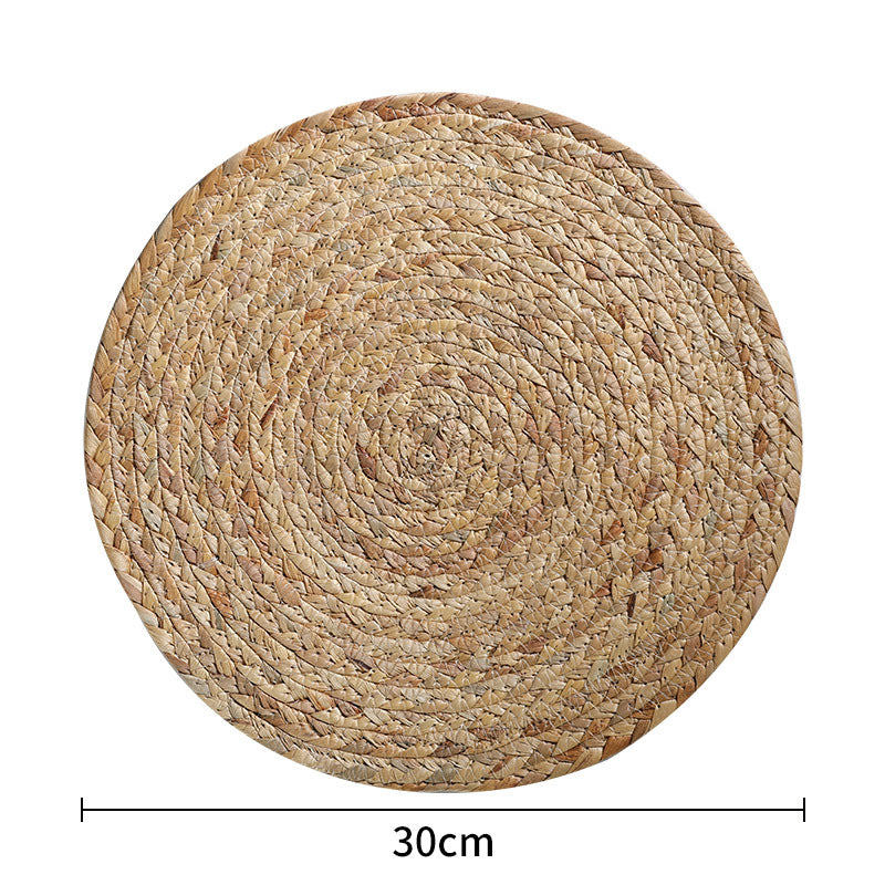 Decorative Natural Fiber Oval Design | Thrascher