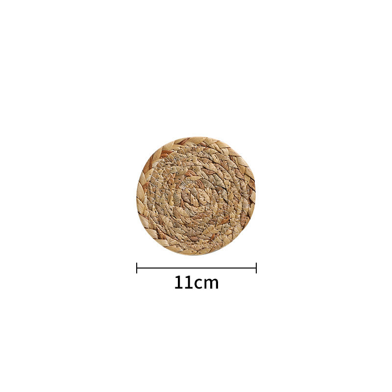 Decorative Natural Fiber Oval Design | Thrascher