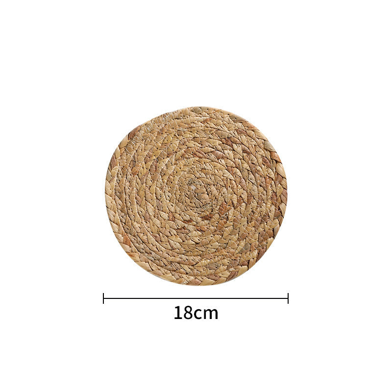 Decorative Natural Fiber Oval Design | Thrascher