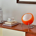 Decorative Orb LED Table Lamp with Chrome Tripod Legs | Thrascher