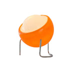Decorative Orb LED Table Lamp with Chrome Tripod Legs | Thrascher
