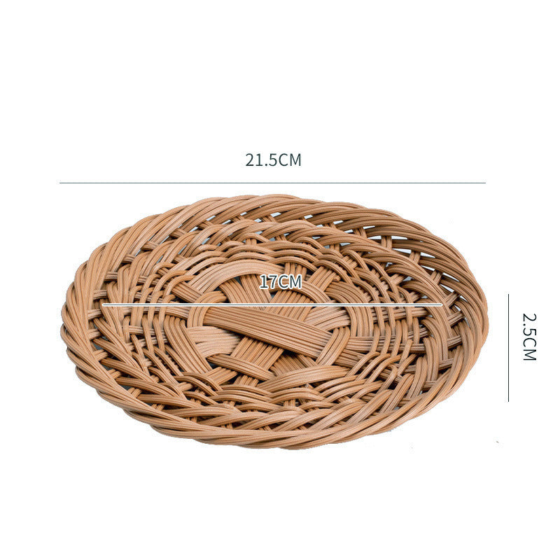 Decorative Oval Woven Tray | Thrascher