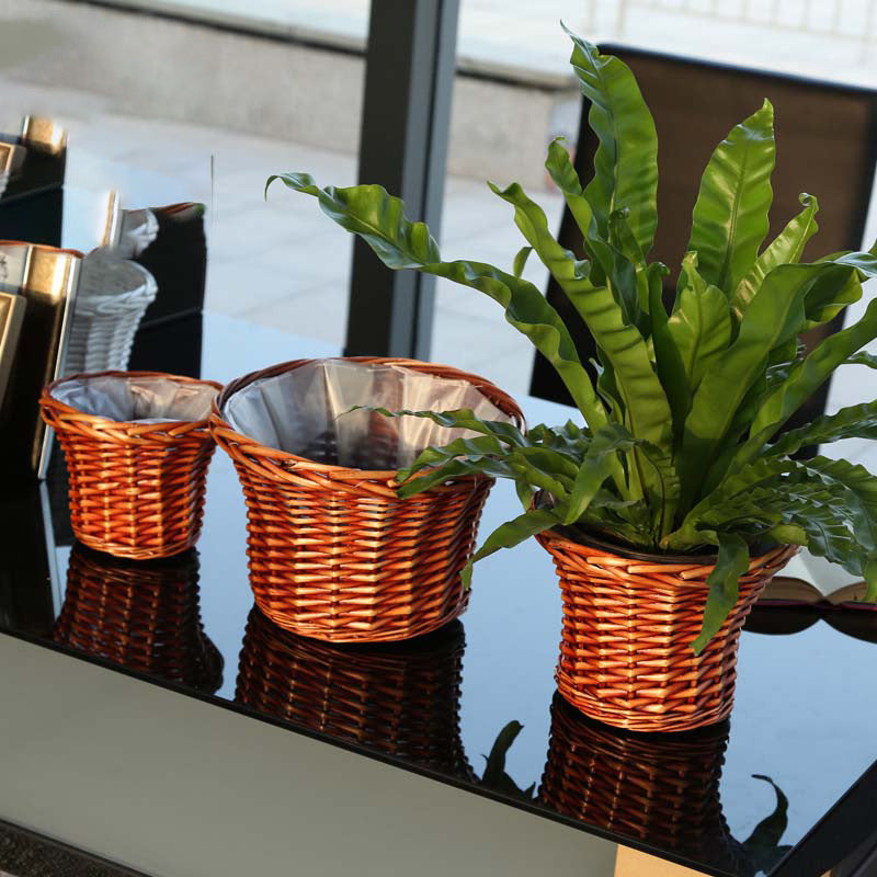 Decorative Plant Basket made of Woven Material | Thrascher