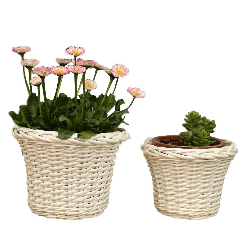 Decorative Plant Basket made of Woven Material | Thrascher