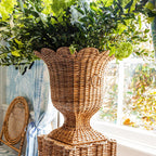 Decorative Plant Pot Stand made of Woven Material | Thrascher