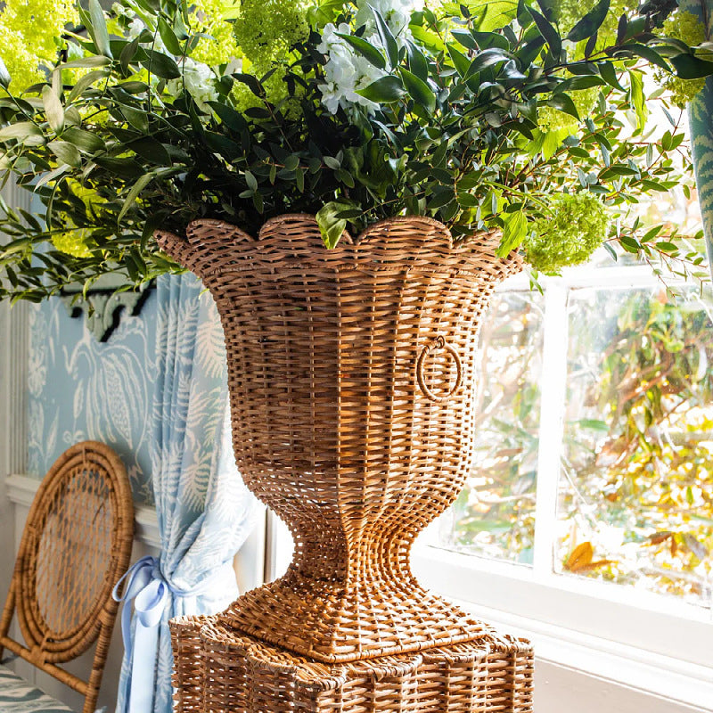 Decorative Plant Pot Stand made of Woven Material | Thrascher