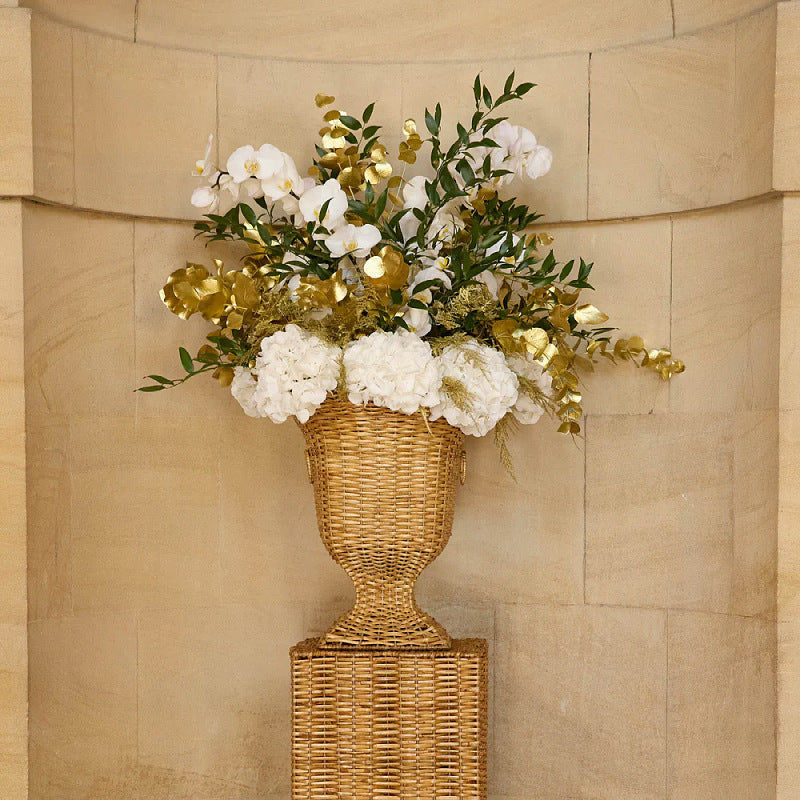 Decorative Plant Pot Stand made of Woven Material | Thrascher
