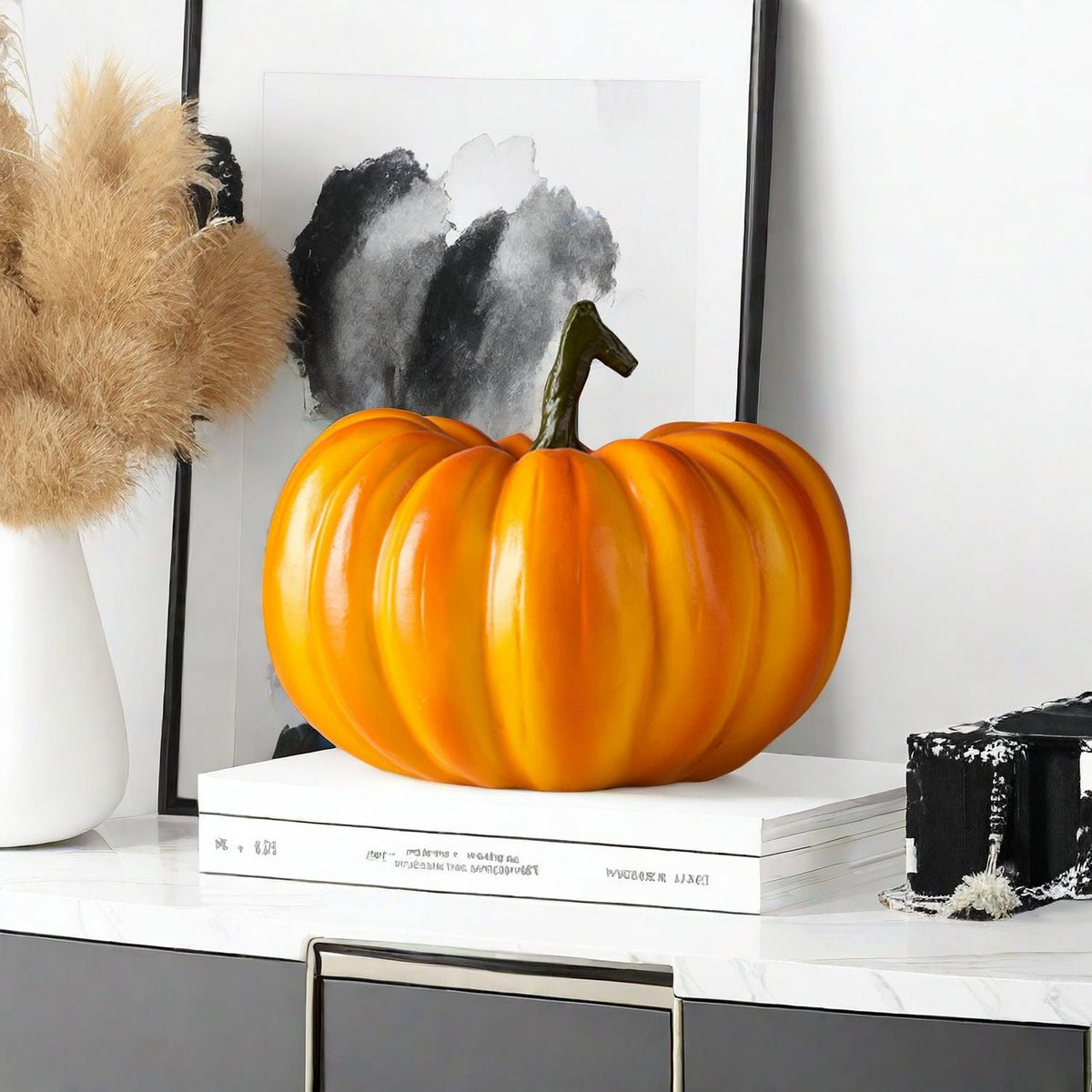 Decorative Pumpkin Figure as Autumn Probe | Thrascher