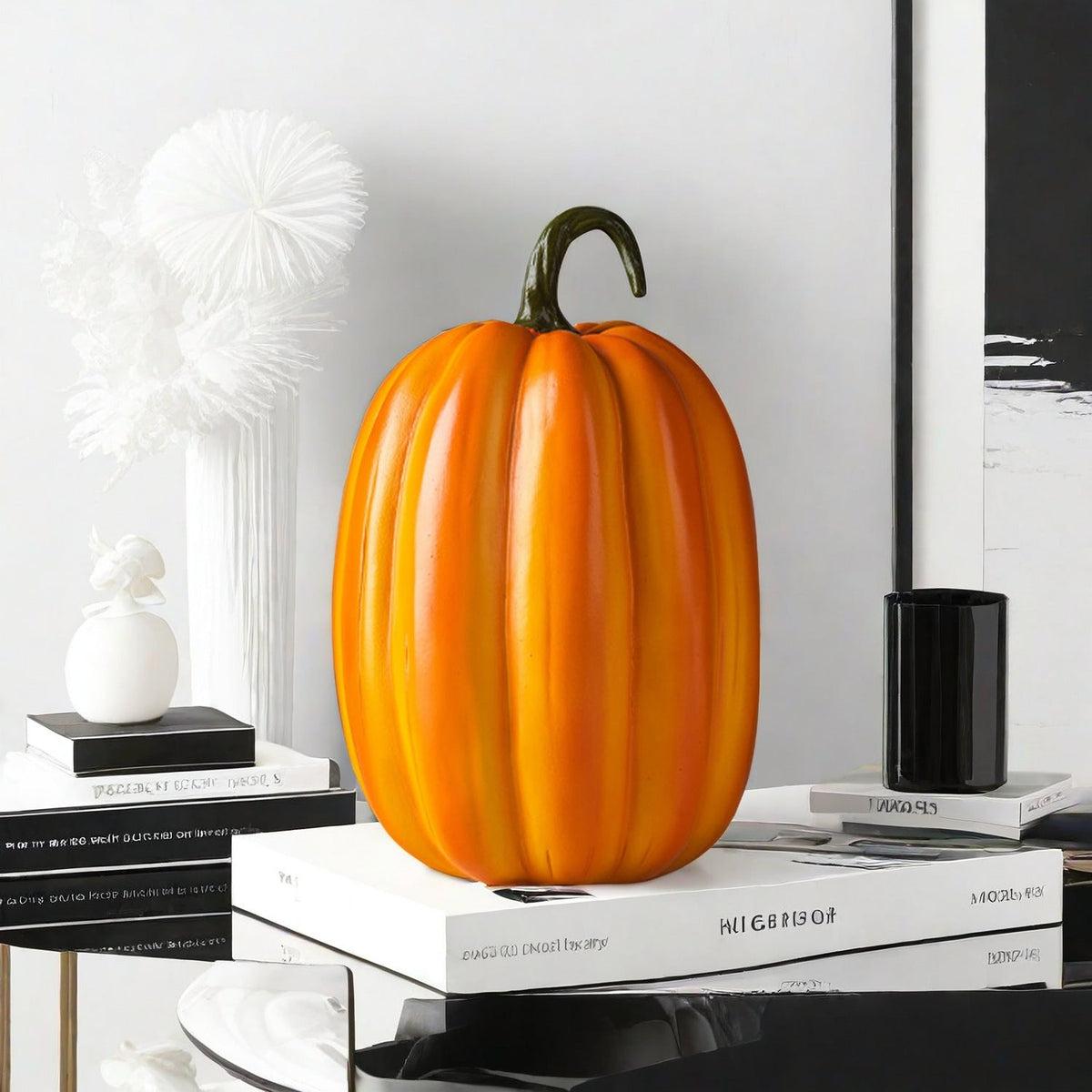 Decorative Pumpkin Figure as Autumn Probe | Thrascher