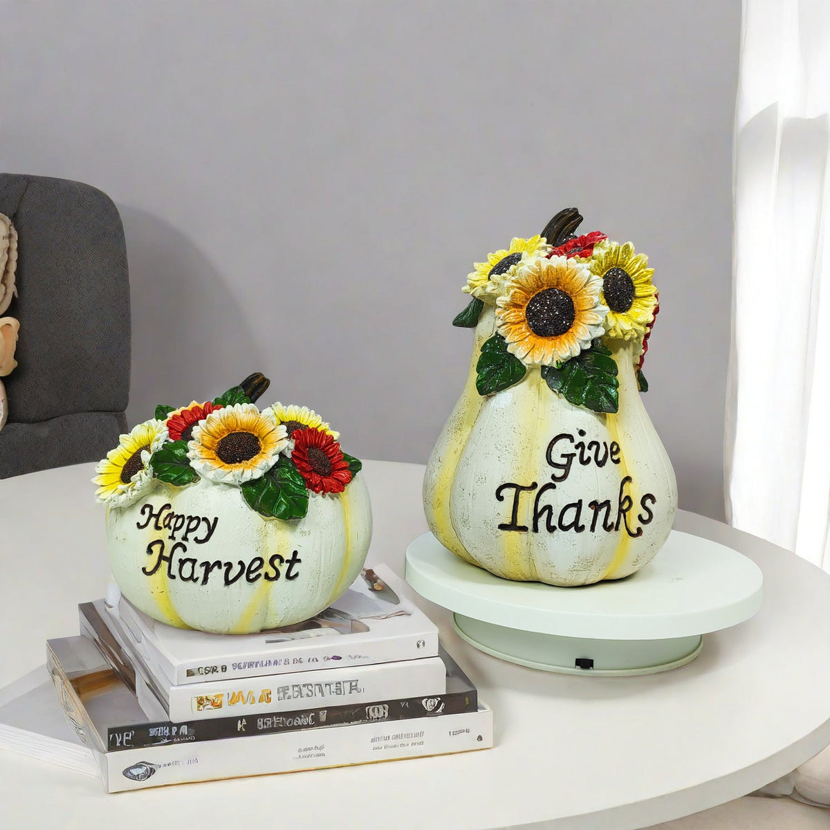 Decorative Pumpkin Sculpture | Thrascher