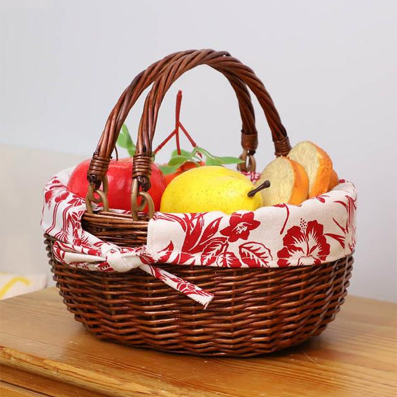 Decorative Rattan Basket | Thrascher