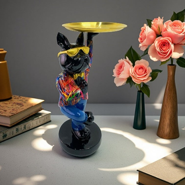Decorative Sculpture with Tray | Thrascher